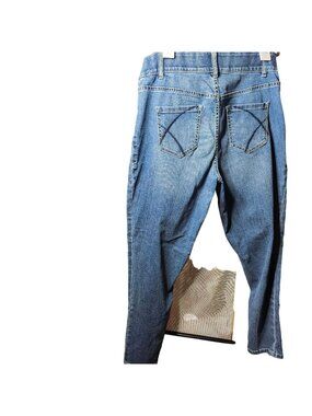 Women's Mid-Rise Skinny Jeans With Cross-Stitch Pocket Design